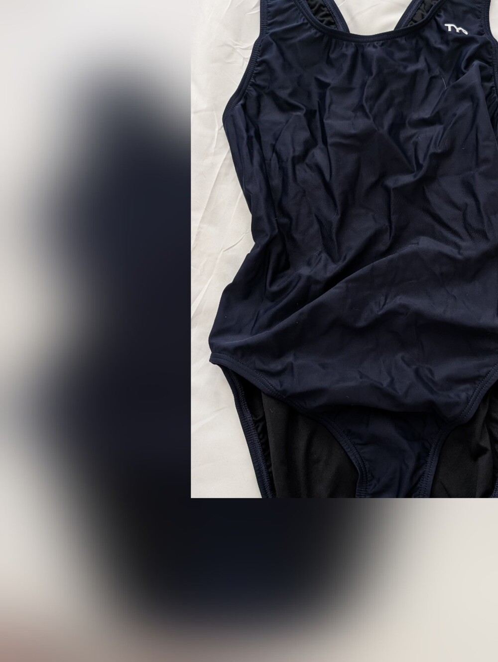 Tyr Navy Blue One-Piece Swimsuit